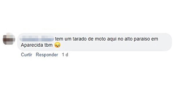 Tarado da moto Goiânia Aparecida Alto Paraíso