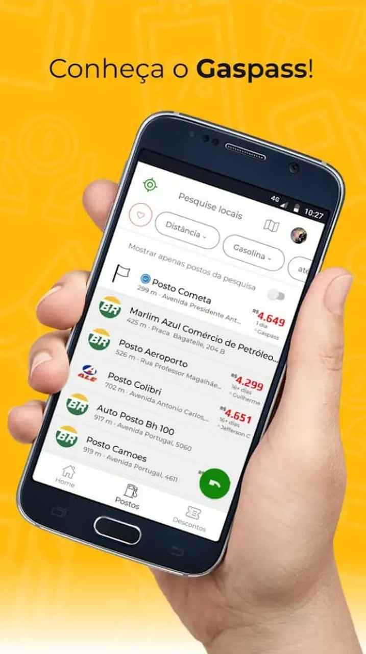 gaspass aplicativo preço combustíveis