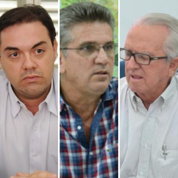 Secretários ligados a Maguito: Afonso Boaventura (Governo), Jório Rios (Planejamento e Regulação Urbana) e Mário Vilela (Infraestrutura) | Foto: Montagem