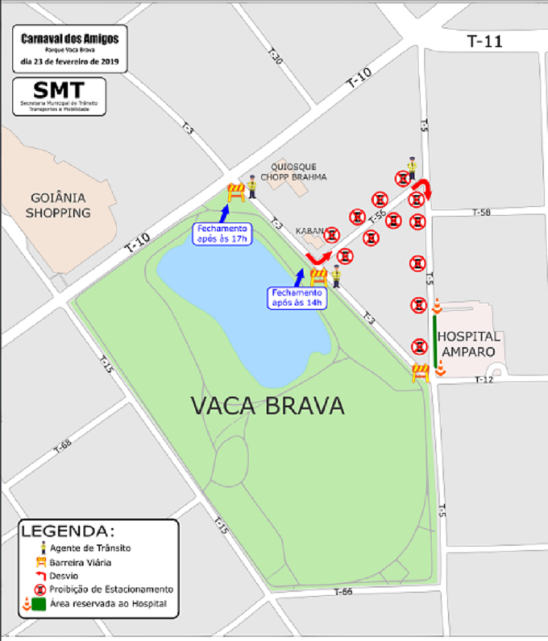 SMT anuncia mudanças no trânsito para o pré-Carnaval em Goiânia | Foto: Divulgação / Prefeitura de Goiânia