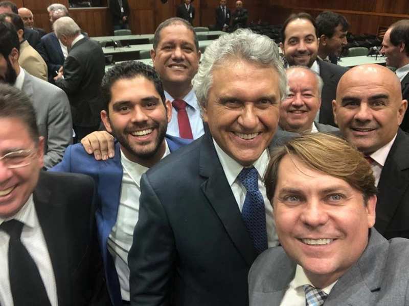 Líder do governador Ronaldo Caiado (DEM) na Assembleia Legislativa, deputado Bruno Peixoto (MDB) | Foto: Reprodução