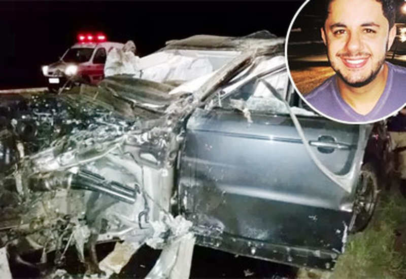 Cristiano Araújo morreu em 2015 em acidente na na BR-153, voltando de Itumbiara a Goiânia | Foto: Reprodução