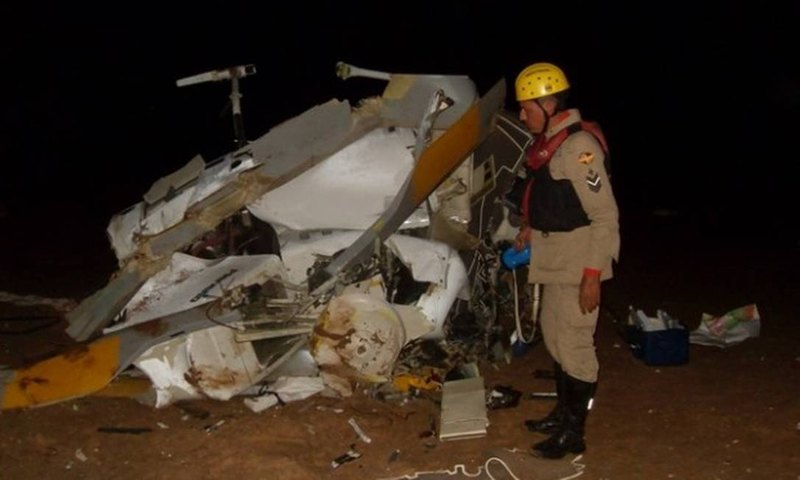 Fernandão morreu em queda de helicóptero no caminho de Aruanã a Goiânia | Foto: Divulgação / CBMGO