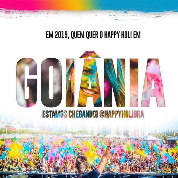 Happy Holi Goiânia 2019 | Foto: Divulgação