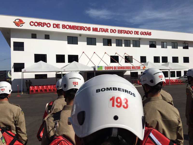 Bombeiros farão treinos de emergência com funcionários da Câmara de Aparecida | Foto: Divulgação / CBMGO