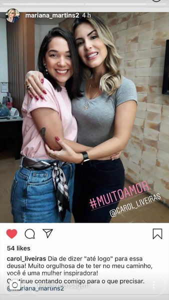 Mariana Martins troca TV Anhanguera pela Record e colegas se despedem nas redes | Foto: Reprodução / Instagram