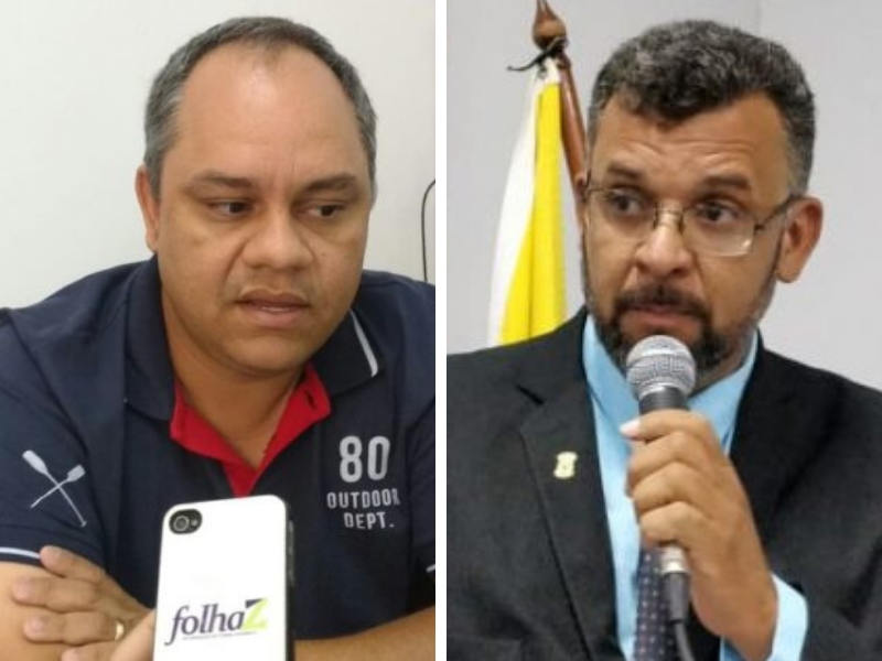 Procurador da Câmara de Aparecida Davi Mendanha e vereador Bira Contador (DC) | Foto: Montagem