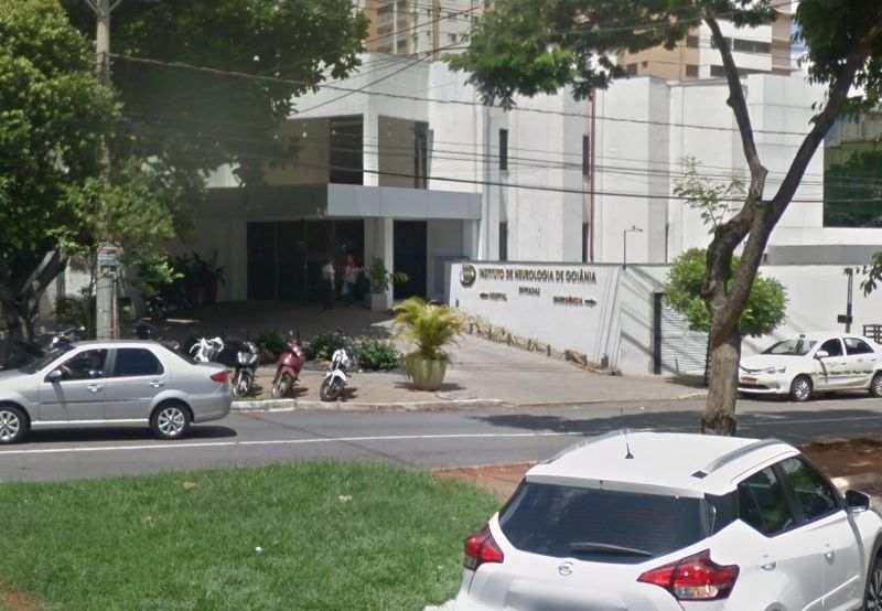 Praça do Instituto Neurológico de Goiânia foi um dos cenários do sequestro do garoto Said em Goiânia | Foto: Google Maps