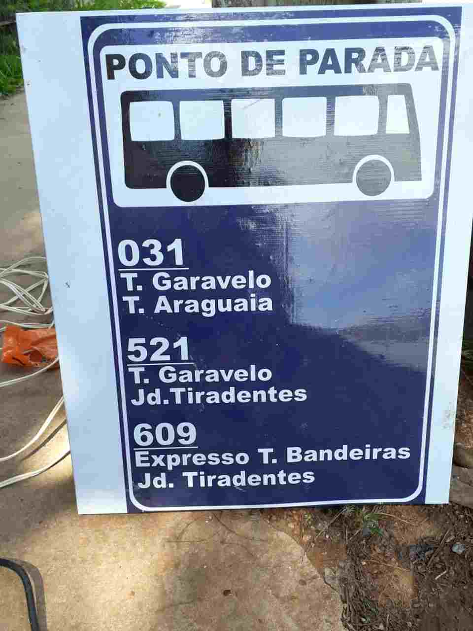 Nova placa Tiradentes