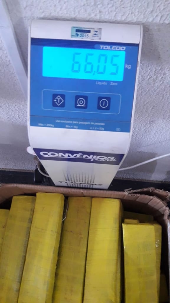 Homem preso flagrante mais de 60 kg de maconha Aparecida de Goiânia