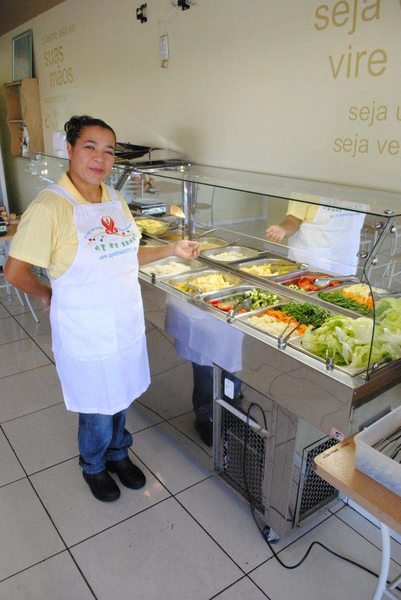 Solange Guida, proprietária do restaurante vegano Loving Hut | Foto: Folha Z
