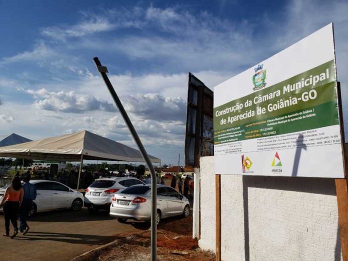 Pedra Fundamental da nova sede da Câmara de Aparecida foi lançada em dezembro de 2018 | Foto: Folha Z