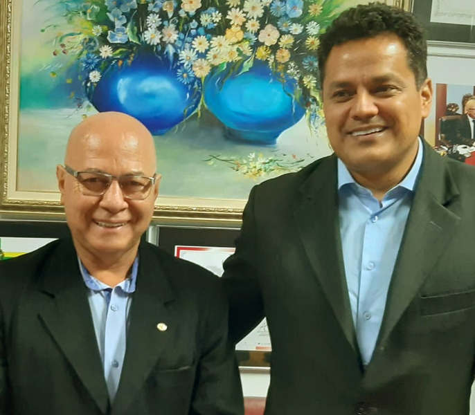 pp-e-pmb-em-aparecida Encontro será entre o presidente metropolitano do PMB, Cláudio Brandão, e o deputado federal Professor Alcides (PP) | Foto: Reprodução