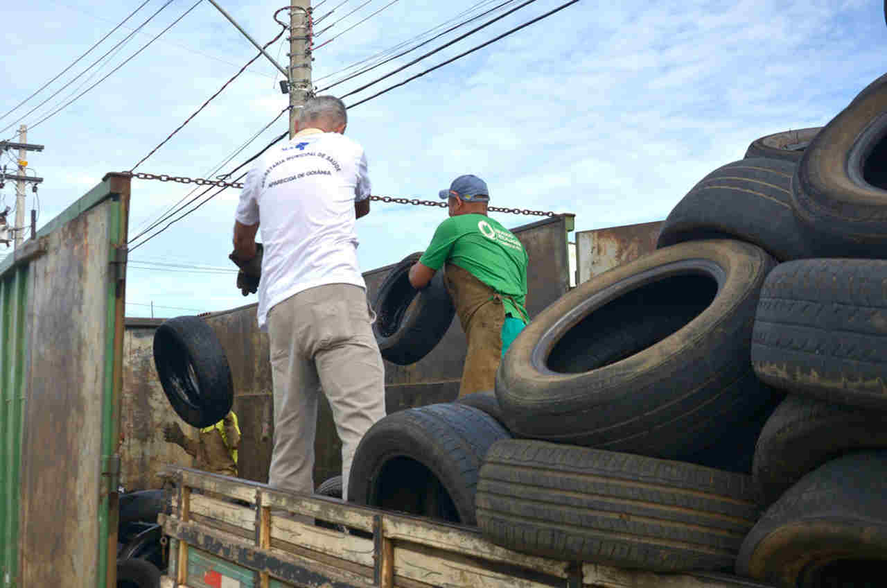 coleta pneus Residencial Caraíbas