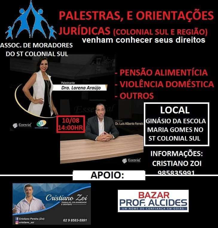 Orientações jurídicas Aparecida