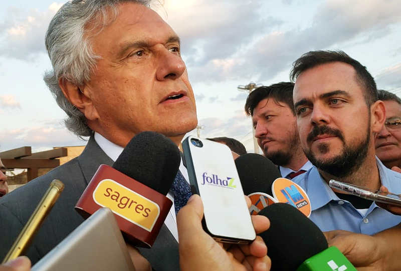 Caiado avalia como 'nobre' convite de Gustavo para evento em Aparecida | Foto: Folha Z