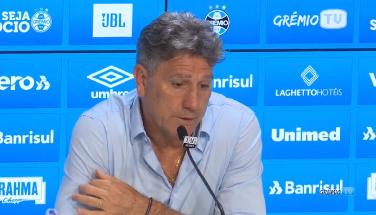 Segundo Renato Gaúcho, o Goiás levou uma aula de futebol em Porto Alegre | Foto: reprodução Facebook Grêmio