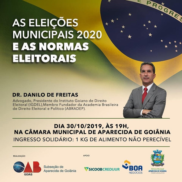 OAB de Aparecida faz evento de direito eleitoral gratuito para pré-candidatos | Foto: Divulgação