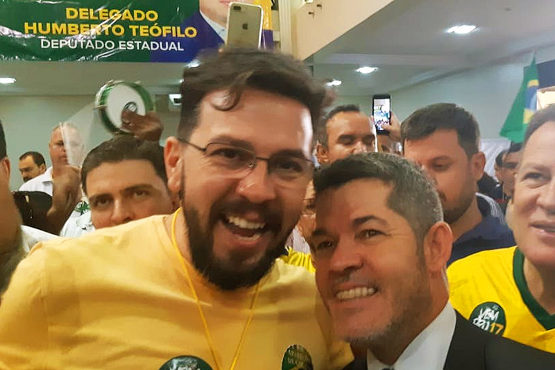 Presidentes municipal e estadual (Professor Hugo e Delegado Waldir) garantem que crise não afeta PSL em Aparecida | Foto: Reprodução