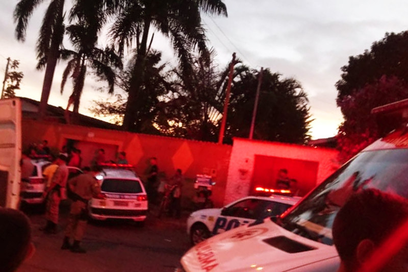 Haitiano ficou ferido após ser atingido por um tijolo no Setor Expansul | Foto: Leitor / FZ