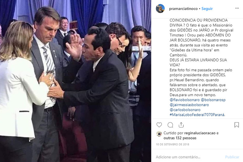 Publicação da pastora Márcia Tinoco em seu Instagram | Foto: Reprodução