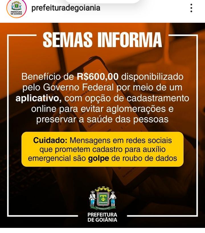 golpe cadastro auxílio emergencial