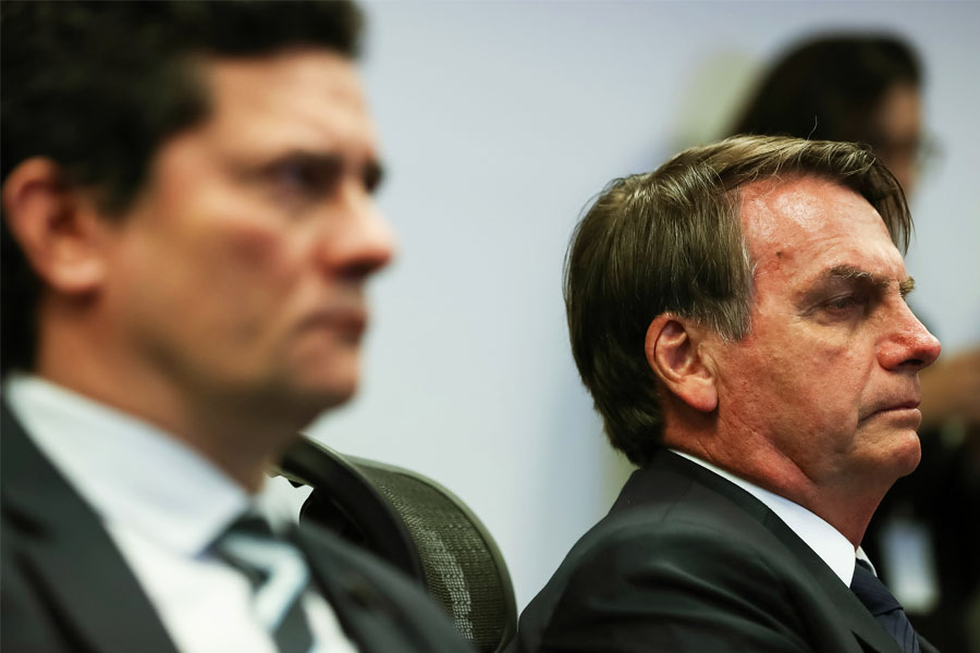 Sergio Moro e Jair Bolsonaro | Foto: Marcos Corrêa/PR