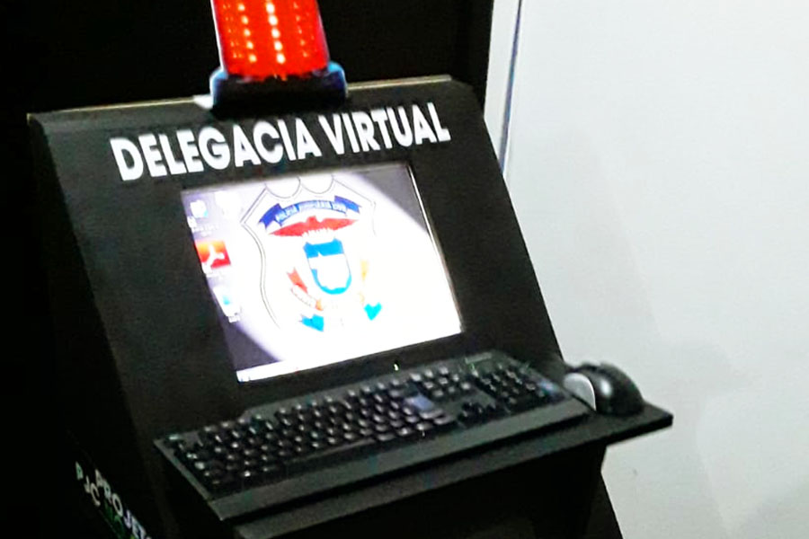 Cabine de Auto Atendimento idealizado por agentes da Delegacia de Água Boa | Foto: Divulgação/PC-MT