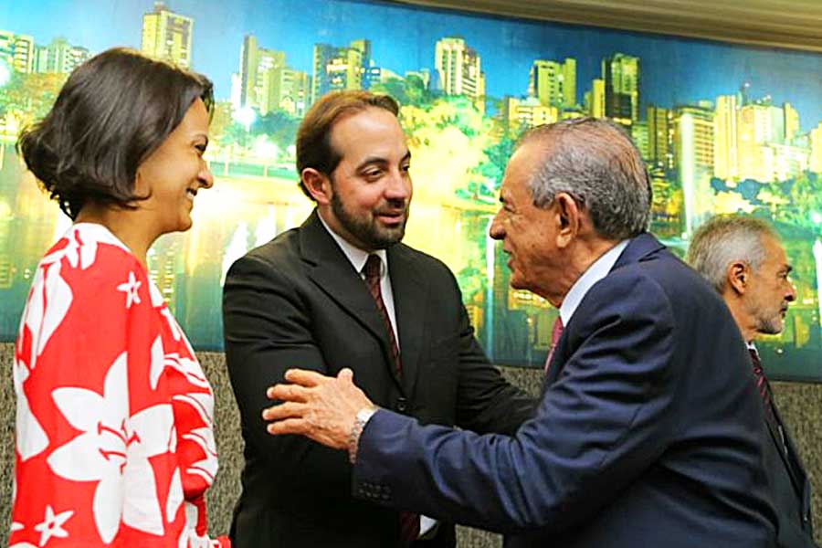 Trabalho forte cacifa Samuel Belchior para a vice de Iris Rezende | Foto: Divulgação / Prefeitura de Goiânia