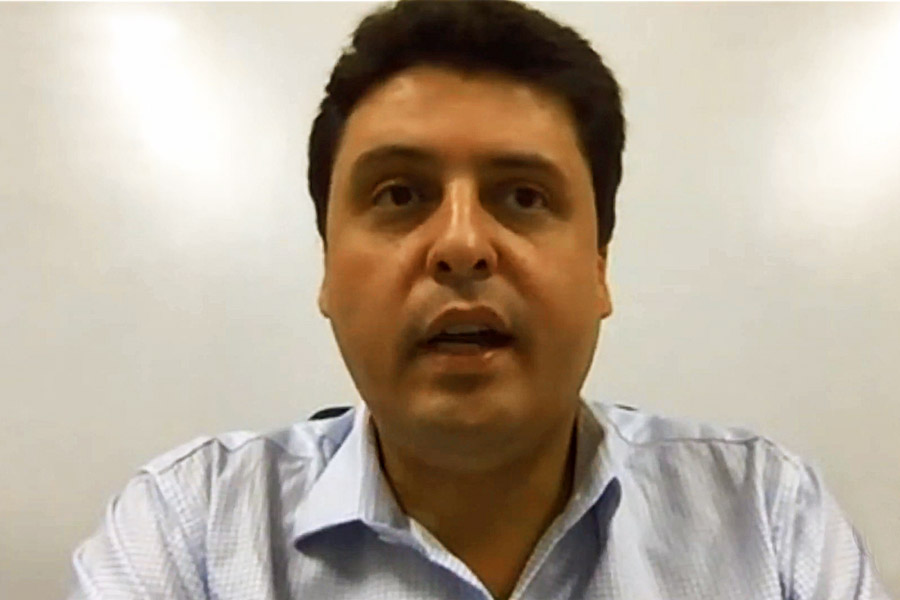 Secretario de Saúde de Aparecida de Goiânia, Alessandro Magalhães | Foto: Reprodução