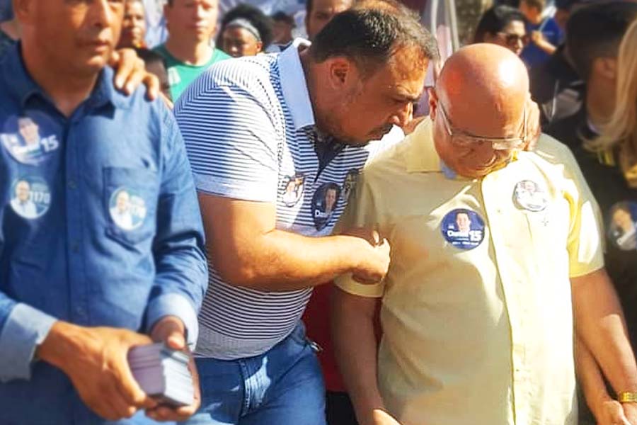 André Fortaleza e Professor Alcides durante campanha em 2018 | Foto: Reprodução/Instagram