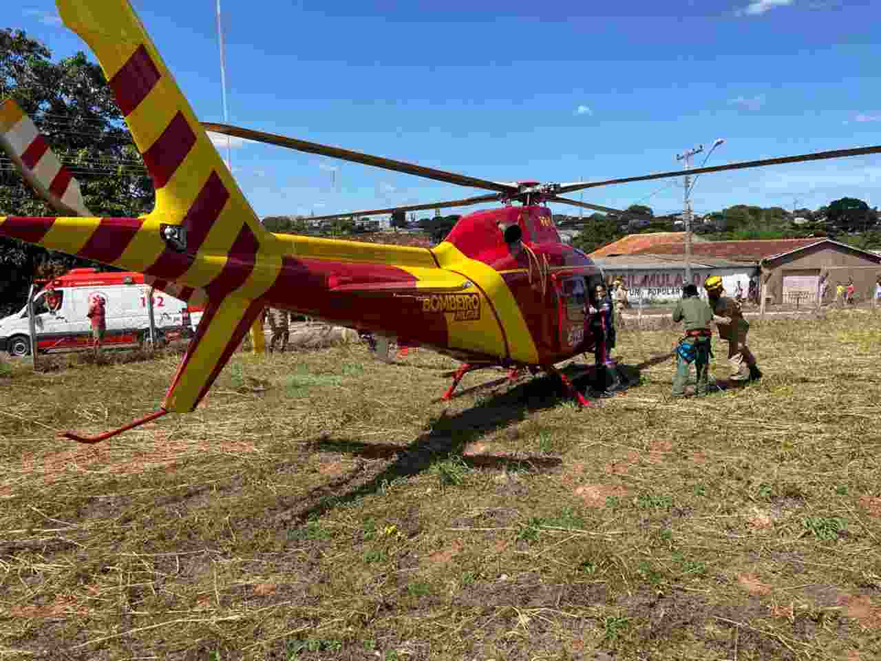 Bombeiros helicóptero Goiânia
