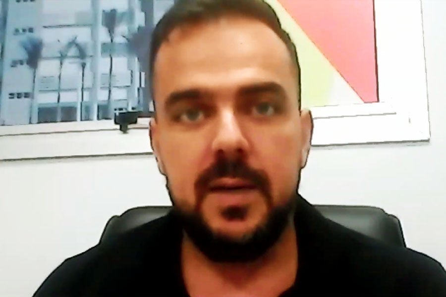 Em reunião com Caiado, Mendanha diz que fechará a cidade caso 70% dos leitos da cidade sejam ocupados | Foto: Reprodução