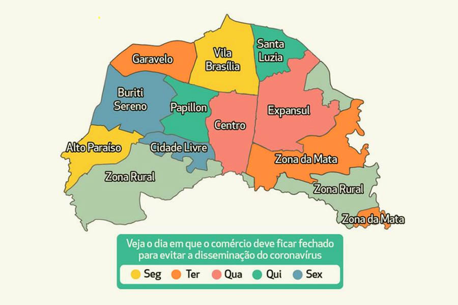 Escalonamento setorial em Aparecida | Foto: Divulgação