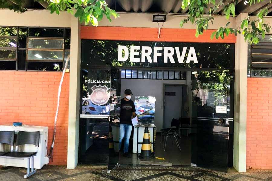 Delegacia Estadual de Repressão a Furtos e Roubos de Veículo Automotores (DERFRVA) | Foto: Divulgação/PC-GO