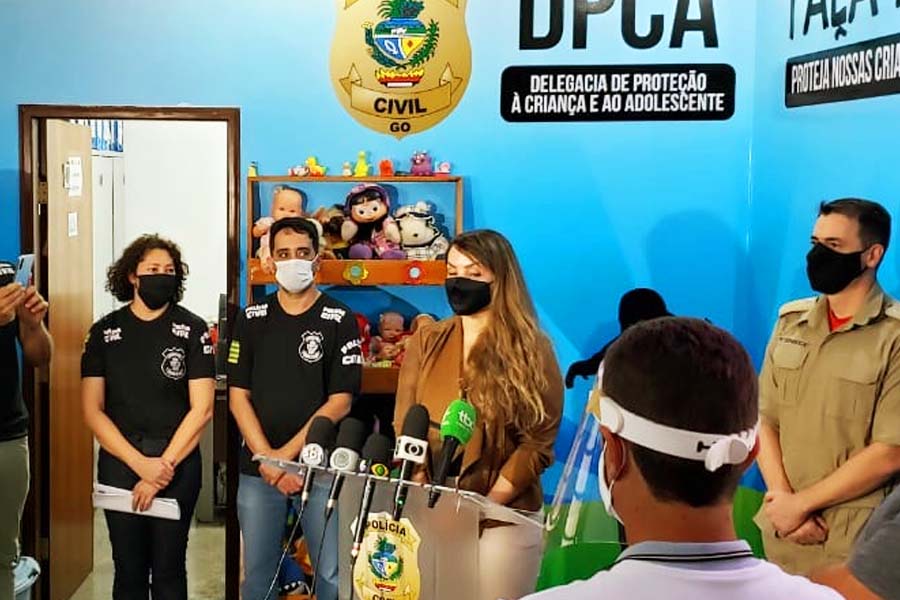 Titular da DPCA, delegada Ana Elisa Gomes concede entrevista | Foto: Divulgação/PC-GO