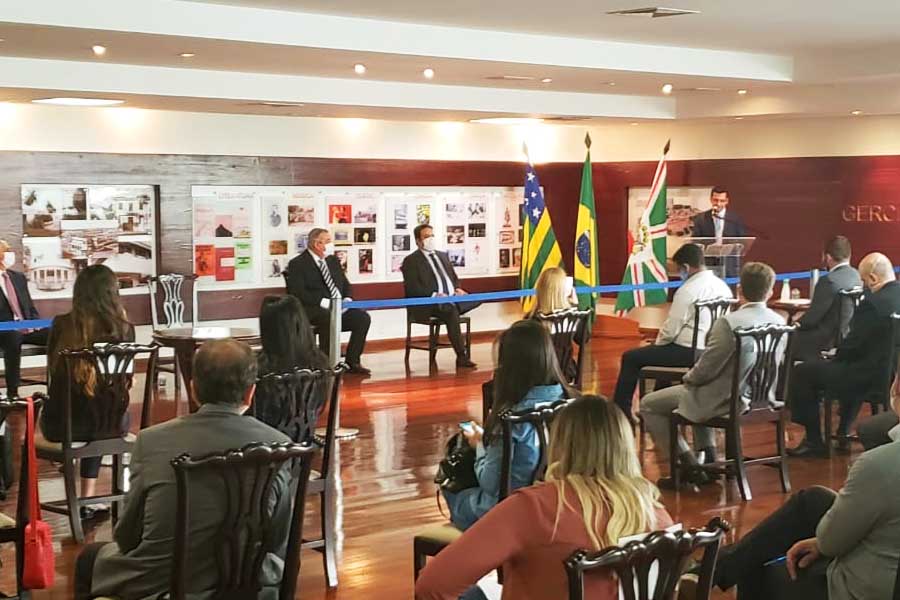 Cerimônia da posse de Hélio Lopes no Ipasg, no lugar de Silvio Fernandes | Foto: Folha Z