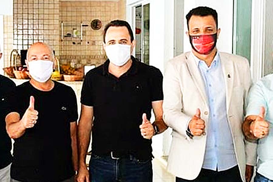 Professor Alcides, Veter Martins e Daniel Rodrigues em encontro no sábado (25) | Foto: Reprodução/Instagram