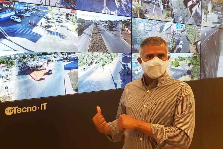 650 câmeras espalhadas pela cidade são interligadas ao Centro de Inteligência | Foto: Folha Z