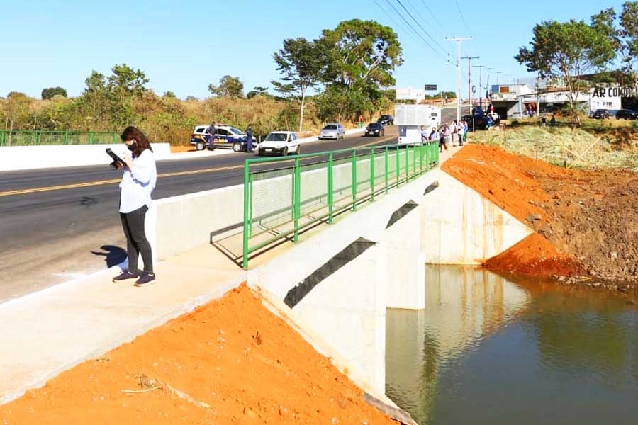 Nova ponte construída no Bairro Goiá | Foto: Divulgação