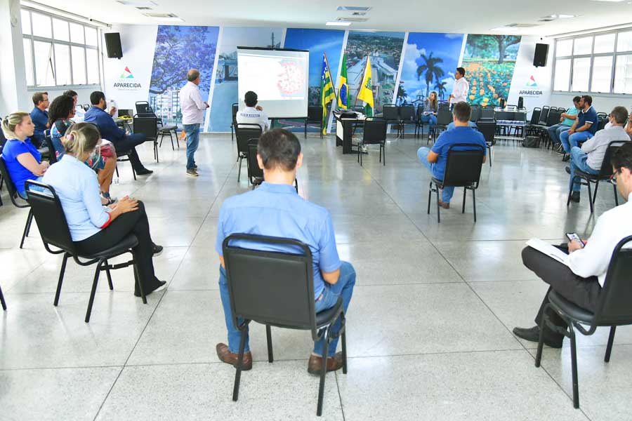 Comitê de Prevenção e Enfrentamento ao Coronavírus em Aparecida | Foto: Claudivino Antunes