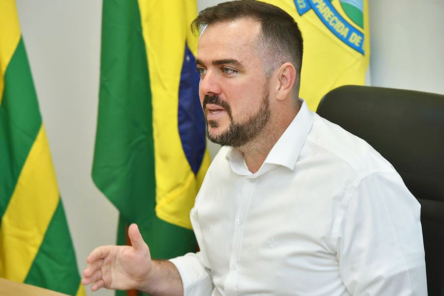 Prefeito Gustavo Mendanha | Foto: Reprodução