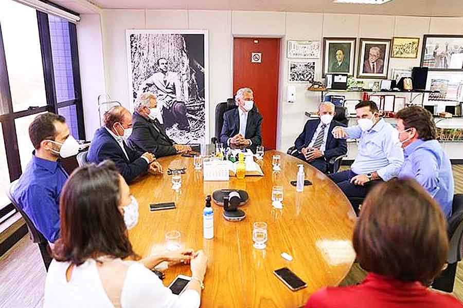 Reunião de Iris com concorrentes de Maguito no Paço | Foto: Divulgação