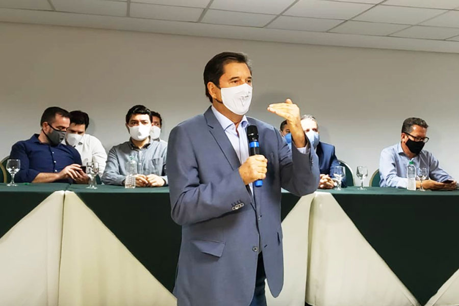 Lançamento oficial da pré-candidatura de Maguito Vilela a prefeito de Goiânia pelo MDB | Foto: Folha Z