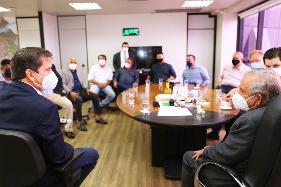 Reunião da cúpula do MDB no Paço | Foto: Divulgação