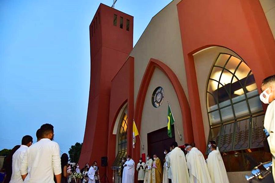Igreja São João Batista, no setor Colina Azul | Foto: Divulgação