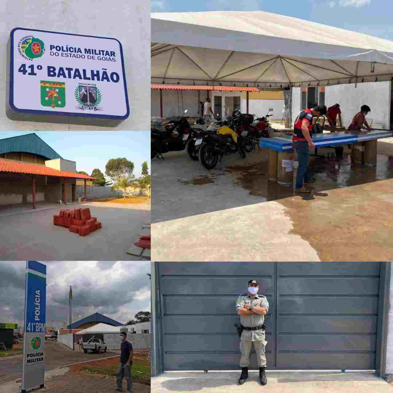 obras 41º BPM Aparecida