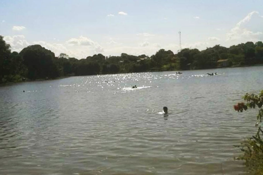 Adolescente é a 2ª vítima de afogamento no mês em represa no Parque Ibirapuera, em Aparecida de Goiânia | Foto: Leitor / FZ